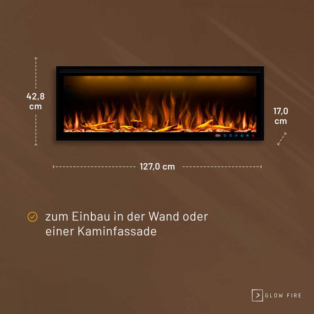 Electric wall fireplace Smart Wall 50